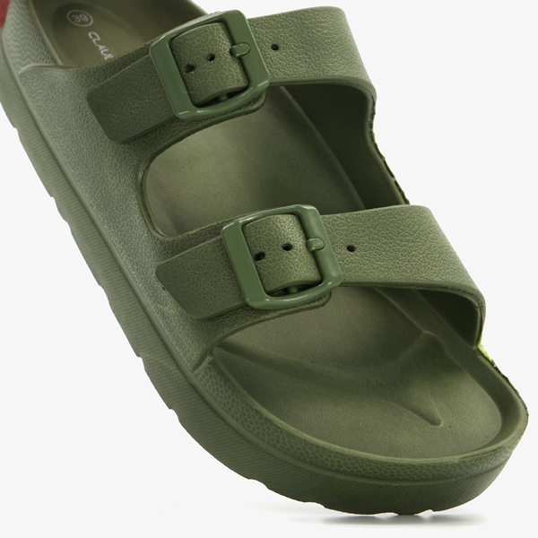 Claudia Ghizzani dames slippers groen