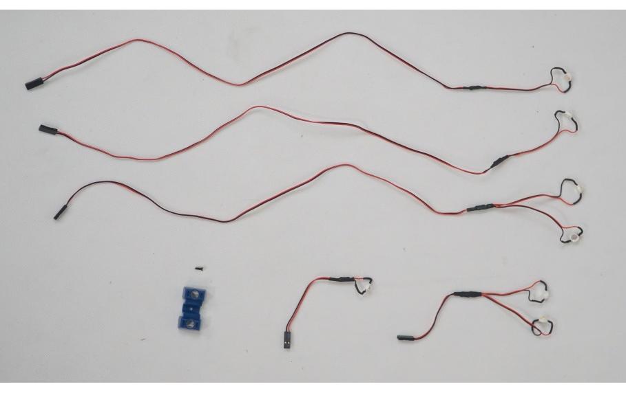 LED Beleuchtungs-Set zu Rafale Jet EDF 80Ersatz Beleuchtungs Set zu FMS Rafale Jet EDF 80