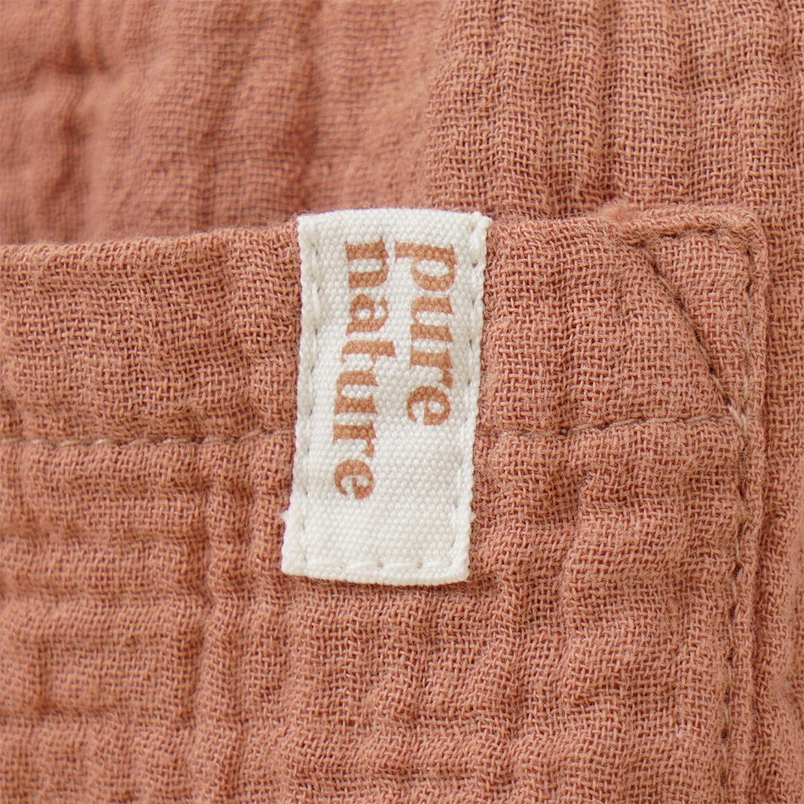 Topolino Pure Collection Kinder Musselin-Shorts mit Elastikbund terracotta