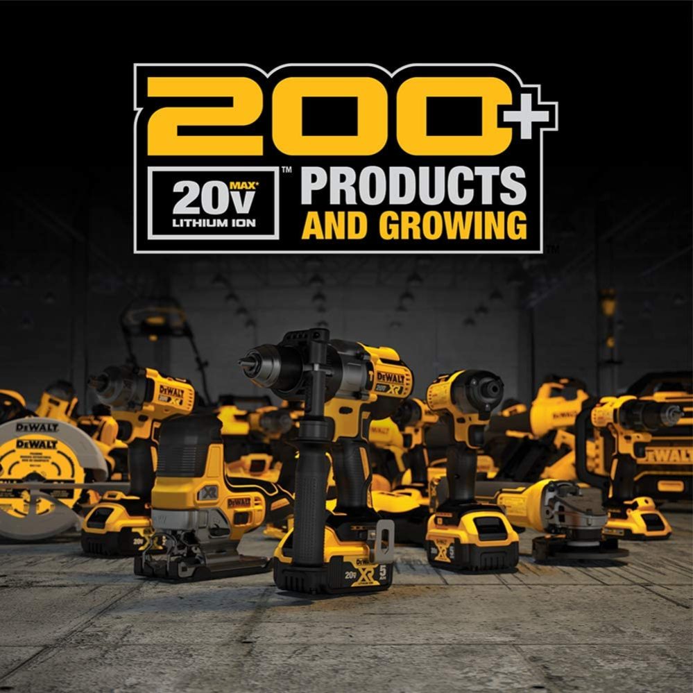 DEWALT 20V Max Cordless Drill Combo Kit, 10 Tools (DCK1020D2)