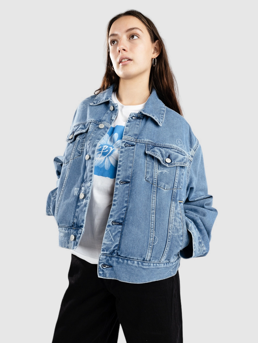Carhartt WIP Stamp Jacket stamp print/blue