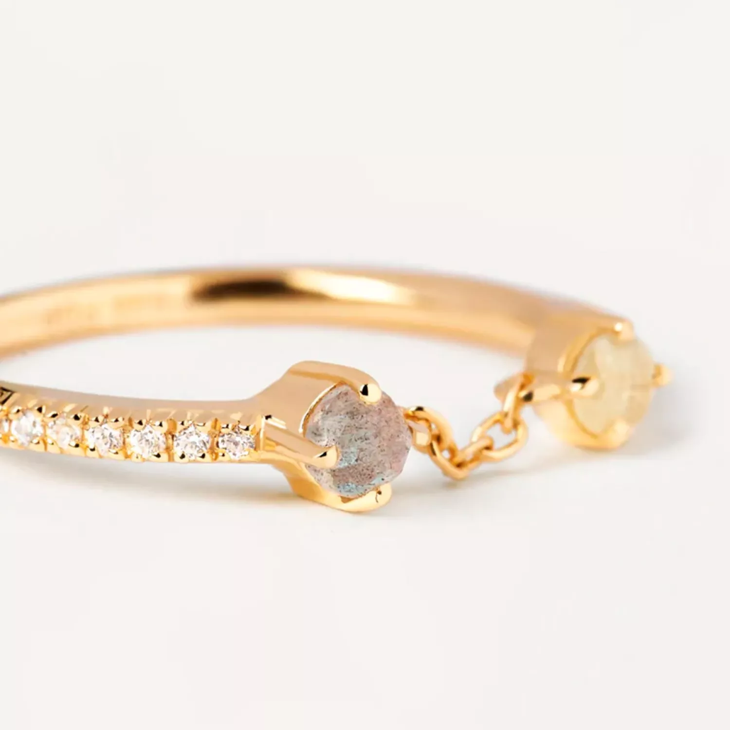 PDPAOLA Zena Ring 18 kt. Forgyldt Sølv AN01-652