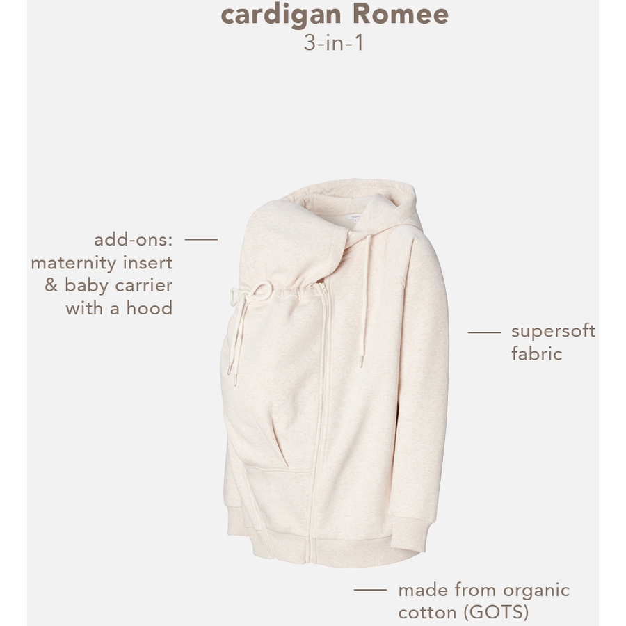 Noppies Strickjacke Romee Oatmeal