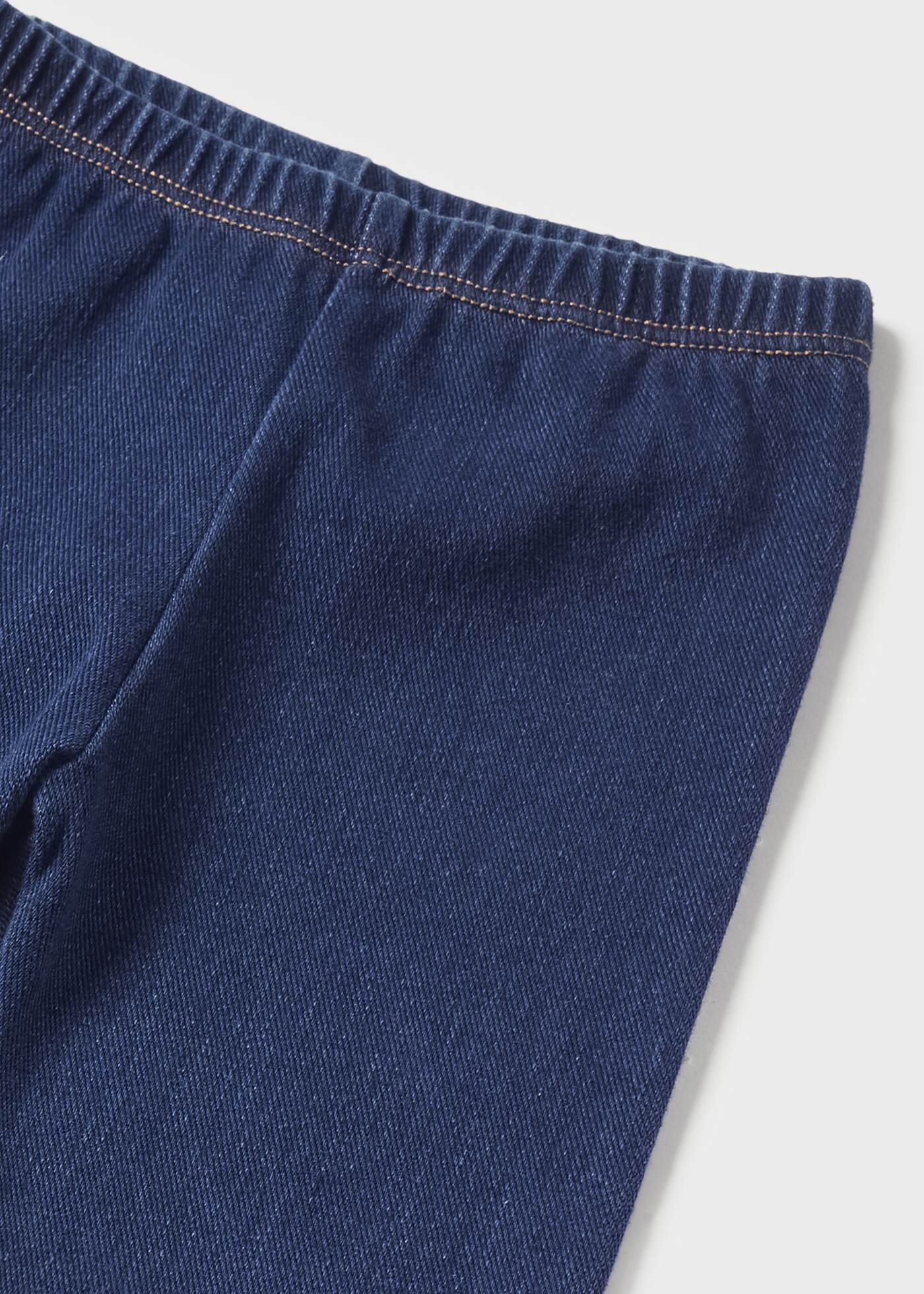 Conjunto de duas peças de leggings jeans para bebê