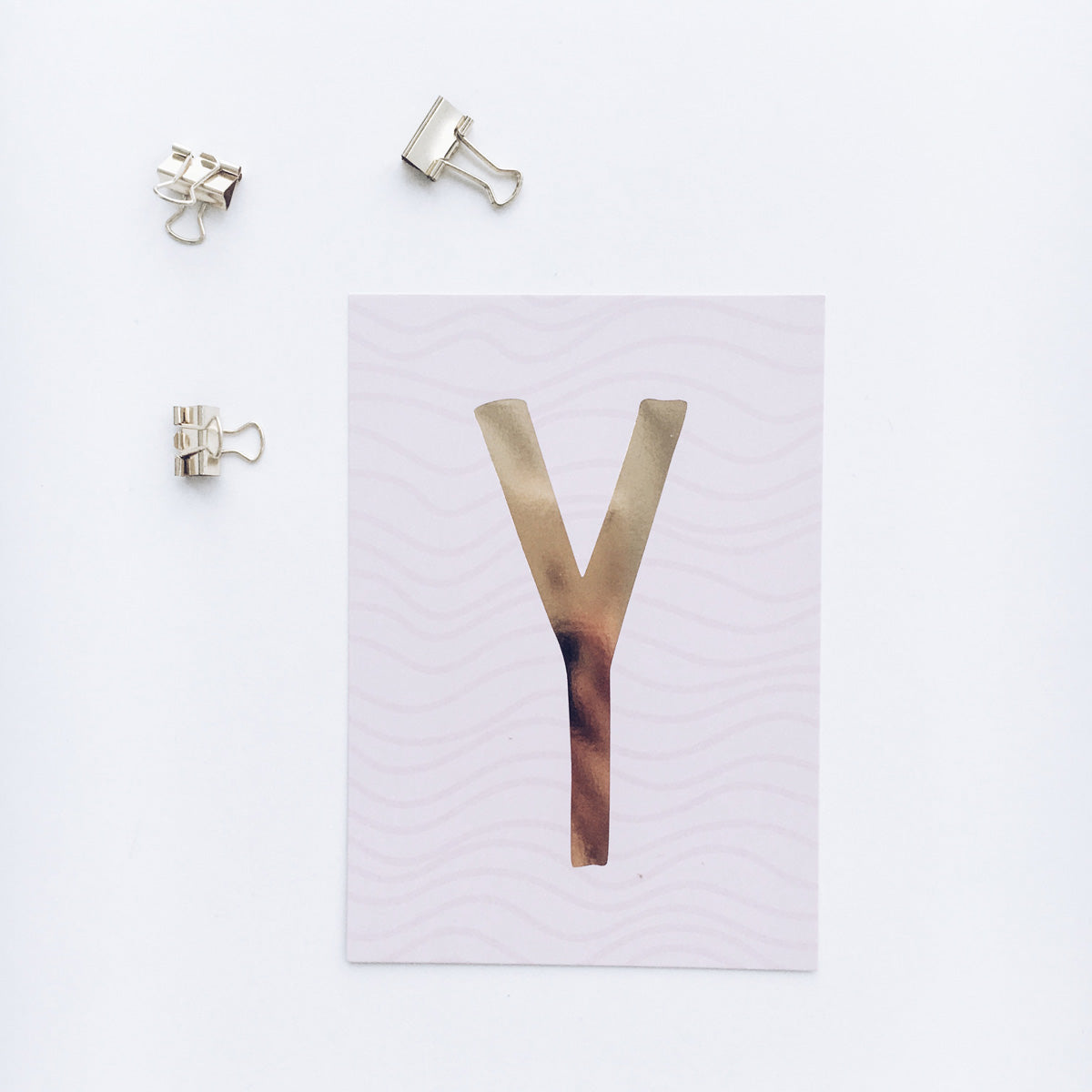 Postkarte „Y