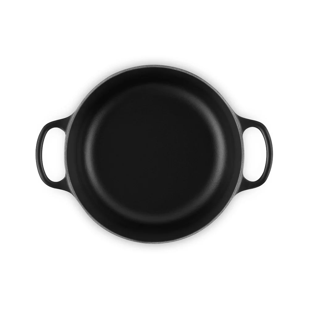 Le Creuset braadpan Signature Mat Zwart
