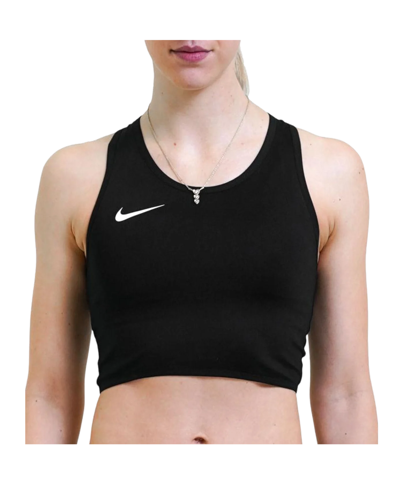 Nike Team Stock Sport-BH Damen Schwarz F010