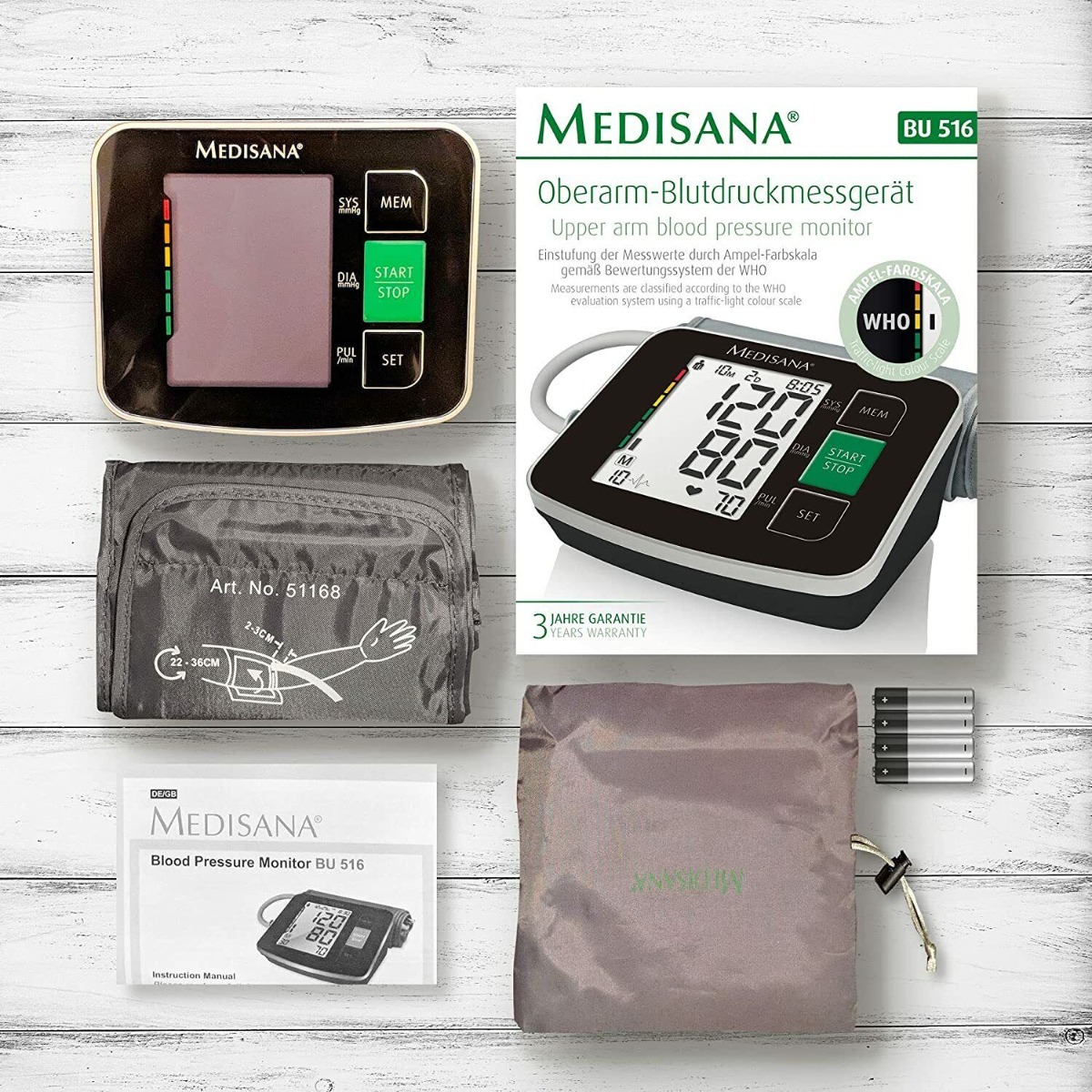 Medisana BU516 Bovenarm bloeddrukmeter 2 gebruiker(s)