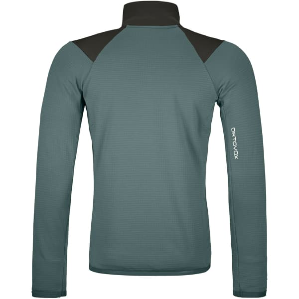 Veste polaire randonnée ORTOVOX FLEECE GRID JACKET DARK ARCTIC GREY