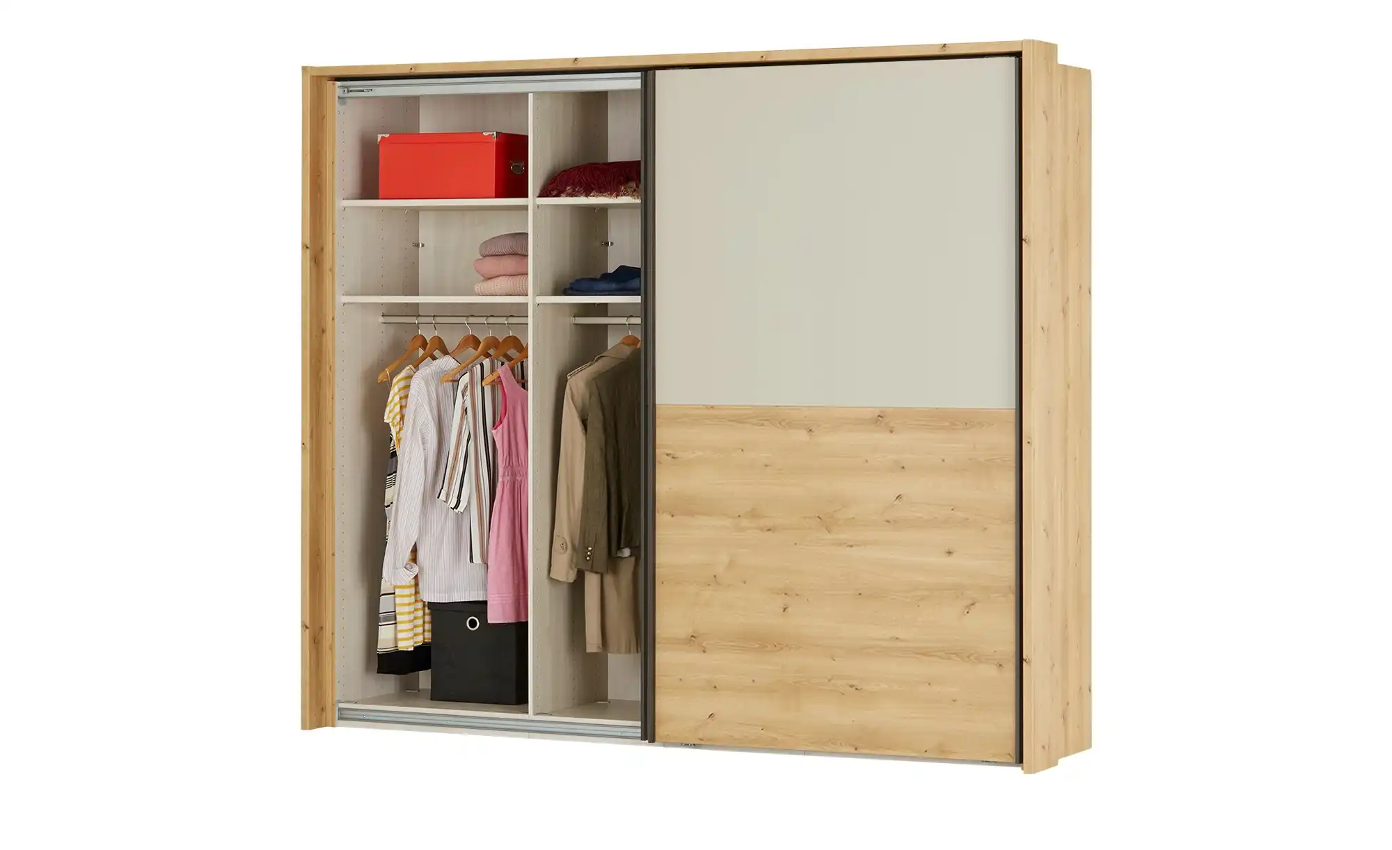 uno Schwebetürenschrank, 2-türig Riva