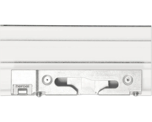 ARON Ternum aluminium raam RAL 9016 verkeerswit, 2-vleugelig (kiep-draai) met beweegbare tussenstijl, 1300x900 mm, DIN links