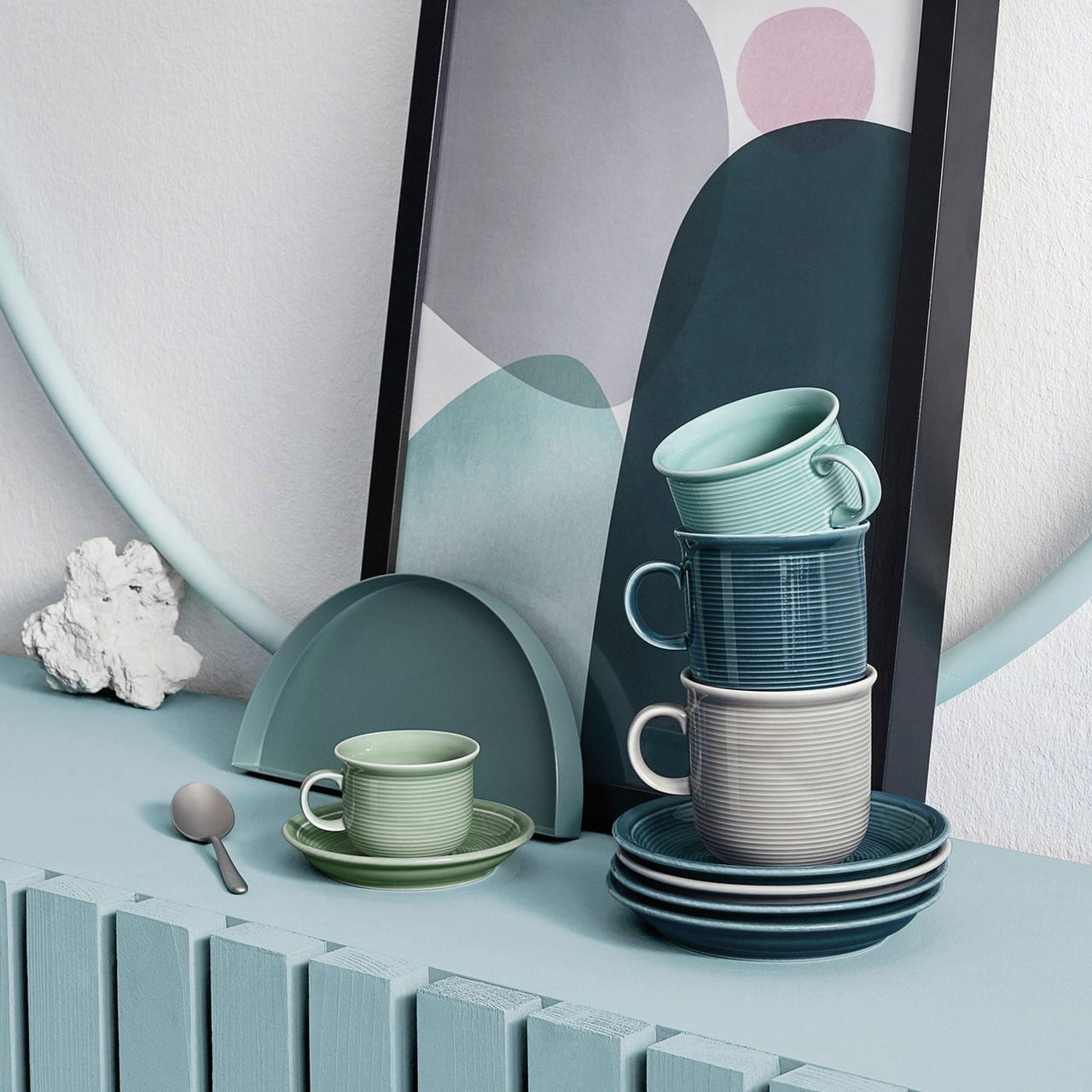 Thomas Kaffeebecher Moosgrün Trend Colour