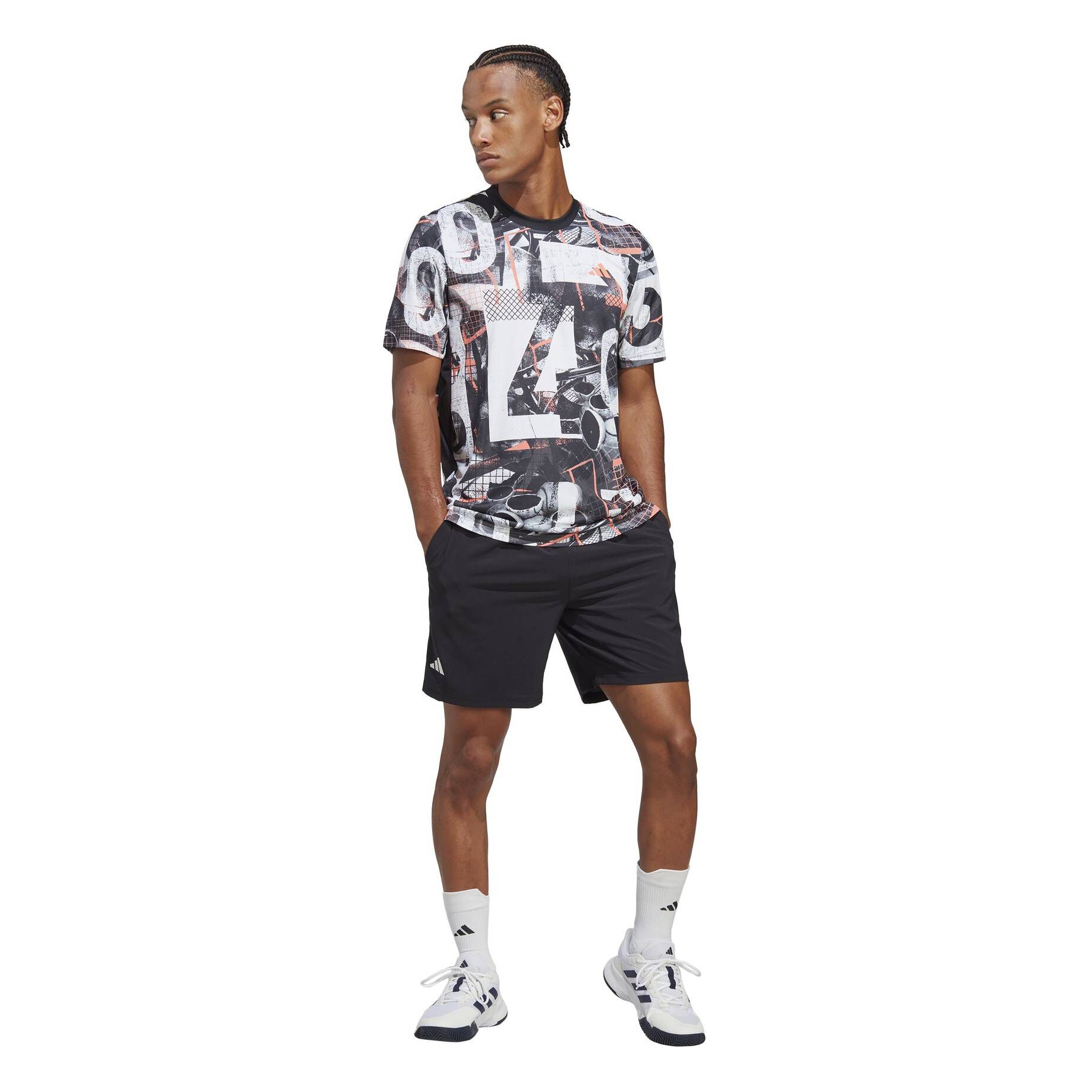 adidas Performance| Herren Tennisshirt CLUB TENNIS GRAPHIC TEE