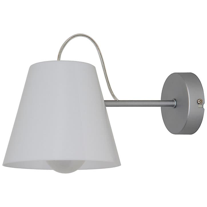 Applique murale Syenite E27 IP20 gris et blanc