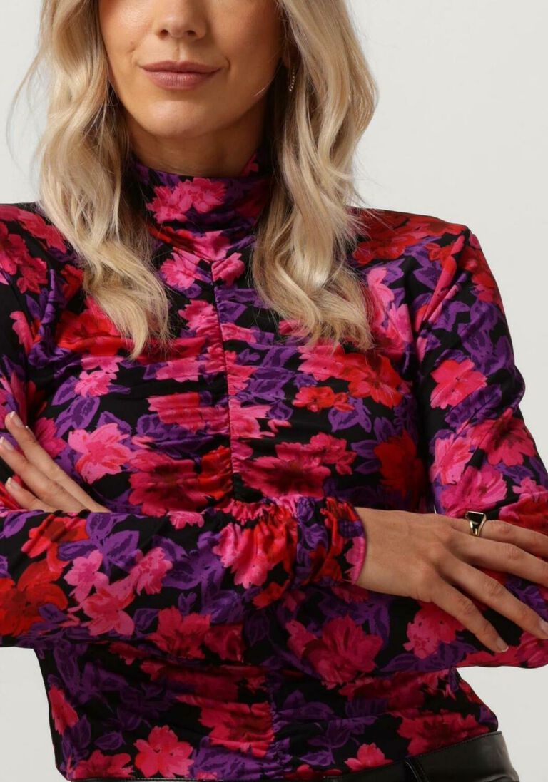 GESTUZ roze gestuz top asha rollneck blouse