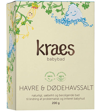 Kraes Babybad - Havre & D?dehavssalt - 200 g