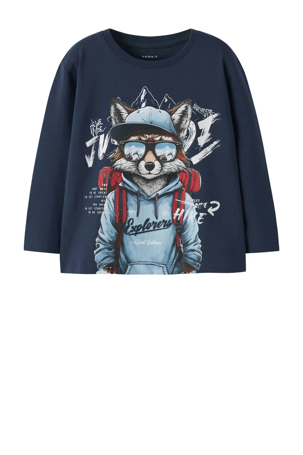 NAME IT MINI longsleeve donkerblauw