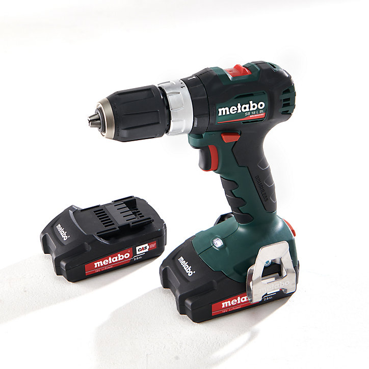 Perceuse à percussion sans fil Brushless Metabo SB 18 L BL 18V - 2x2Ah
