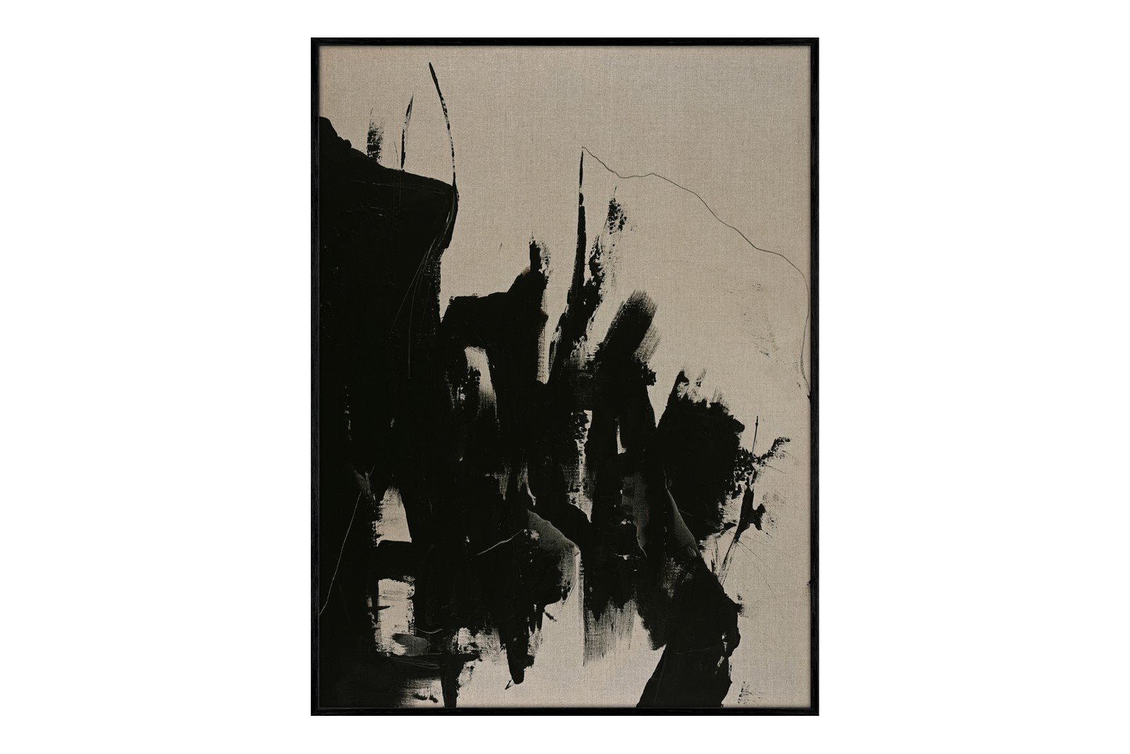Without 90x120 cm Black Frame