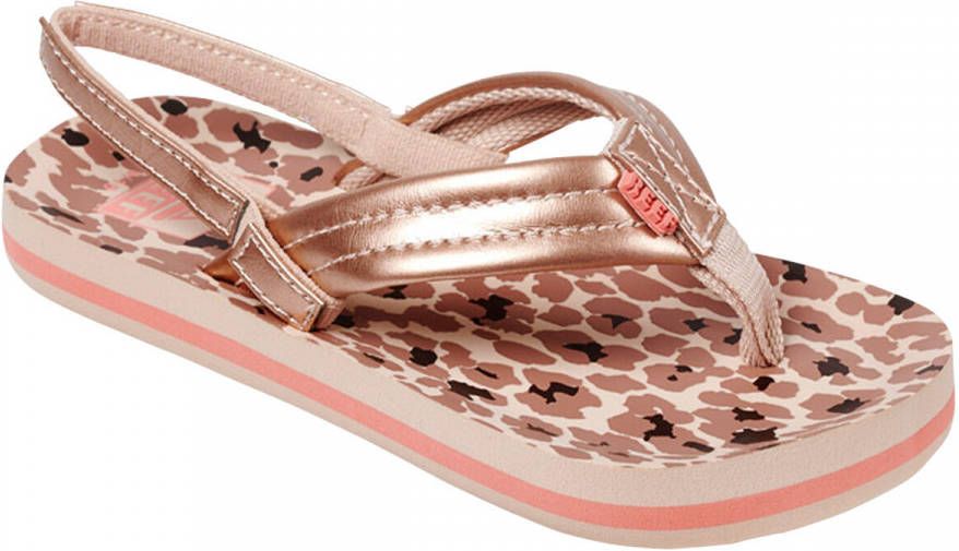 Reef Slippers Little Ahi Cheetah RF002199CEE Roze 28 29