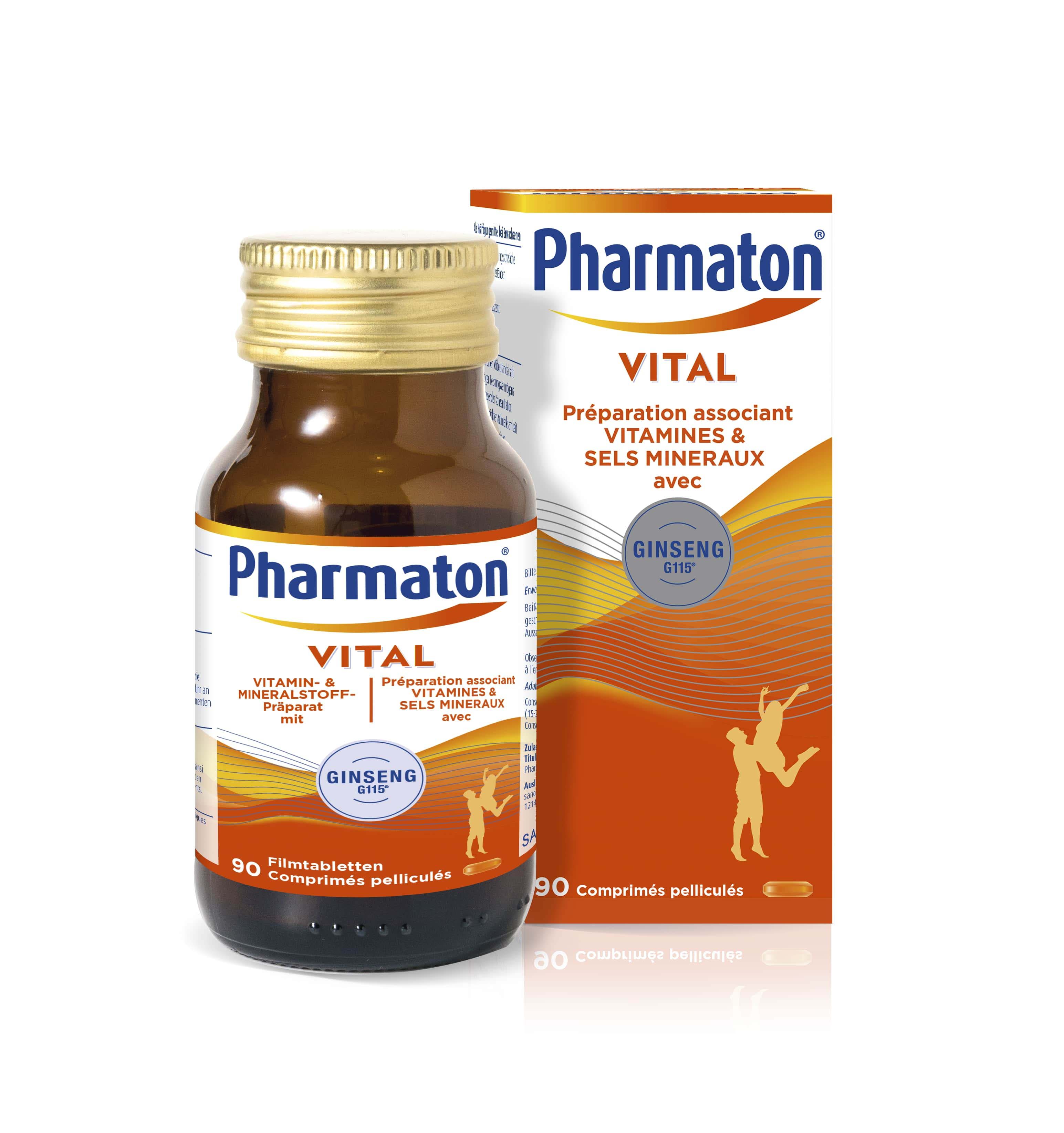 PHARMATON Vital Filmtabl Glasfl 90 Stk