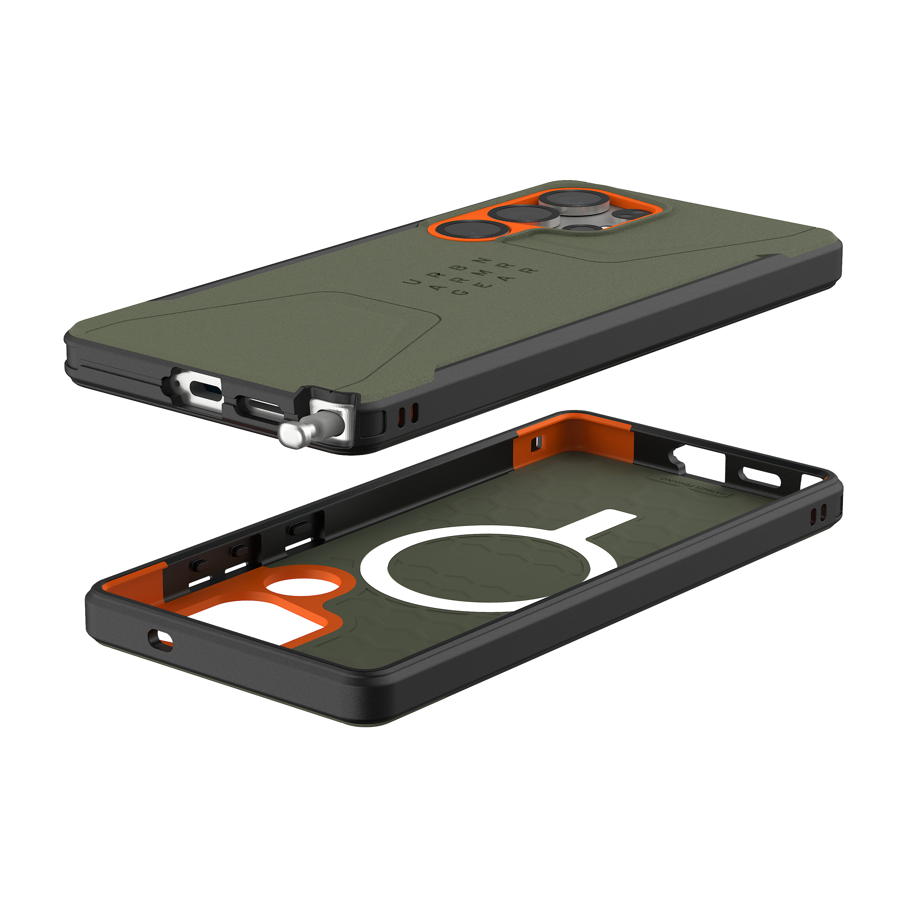 Samsung Galaxy S25 Ultra Schutzhülle Civilian Case MagSafe-Modul (214473117297) - Olive Drab
