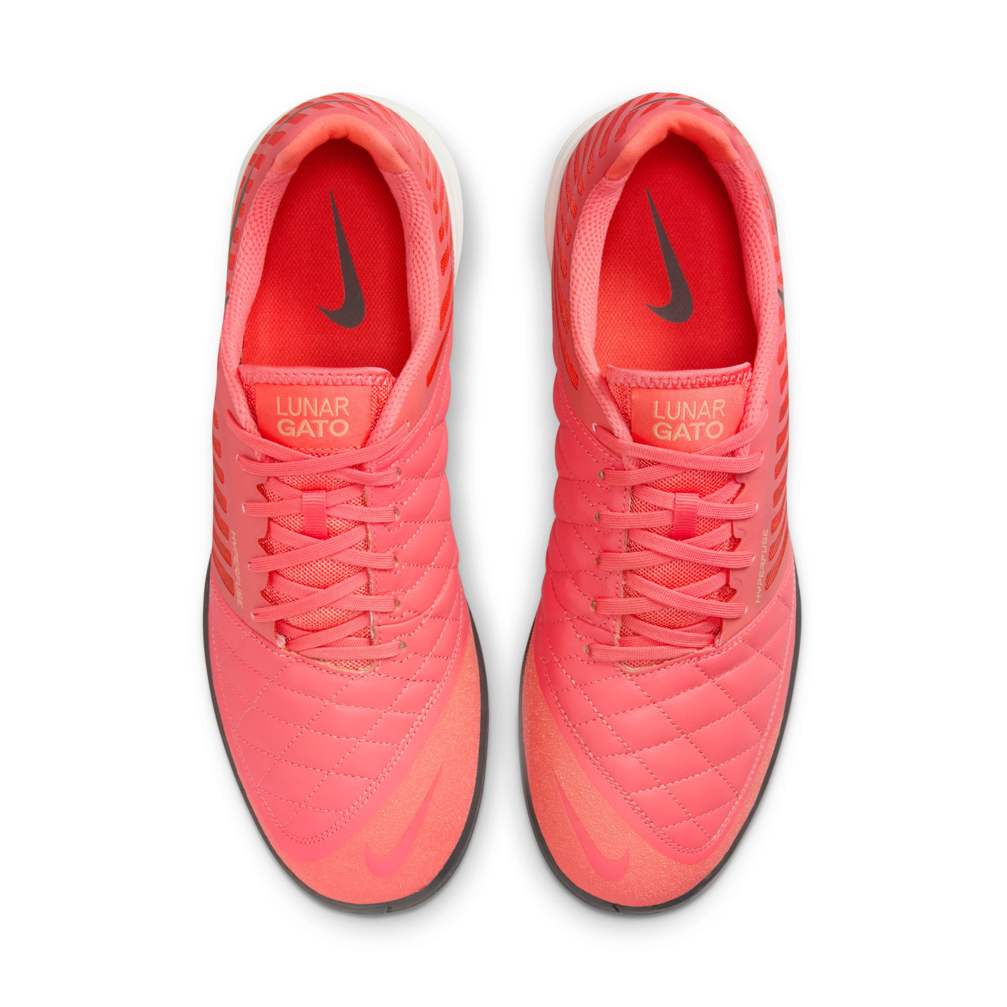 Nike Lunar Gato II Zaalvoetbalschoenen (IN) Lichtroze Oranje Donkergrijs