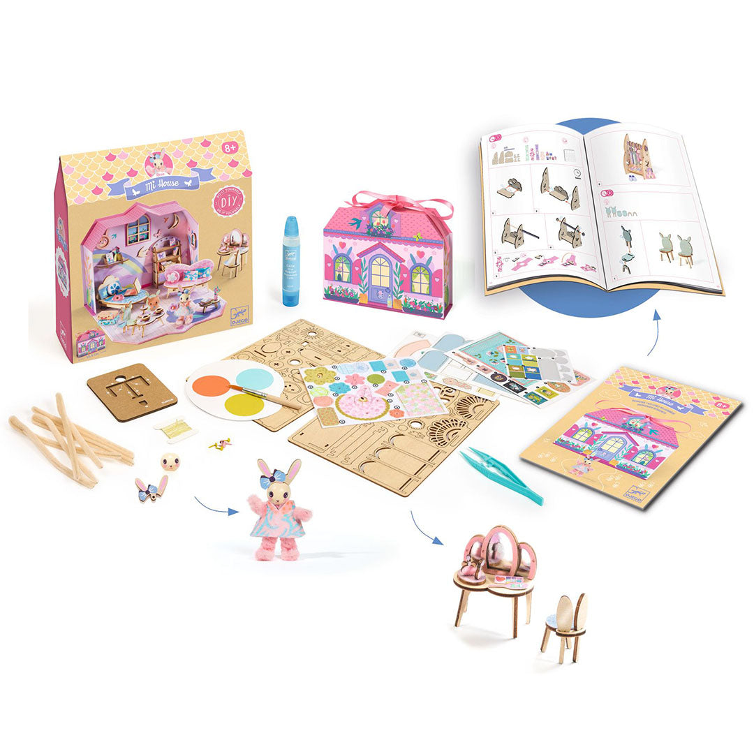 djeco knutselset mi house - rosie