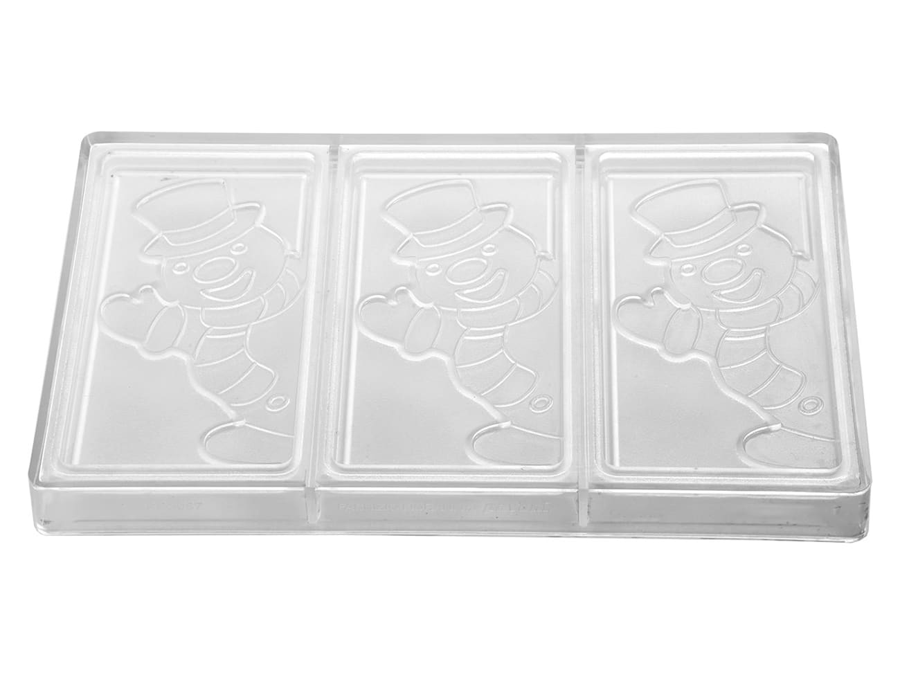 Moule chocolat - Xmas Snowman - 3 tablettes - Pavoni