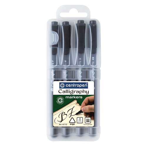 KOH-I-NOOR Centropen Kalligraphie-Marker, 4er-Set