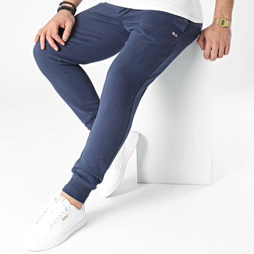 Pantalon Jogging Slim Fleece Sweat 1163 Bleu Marine