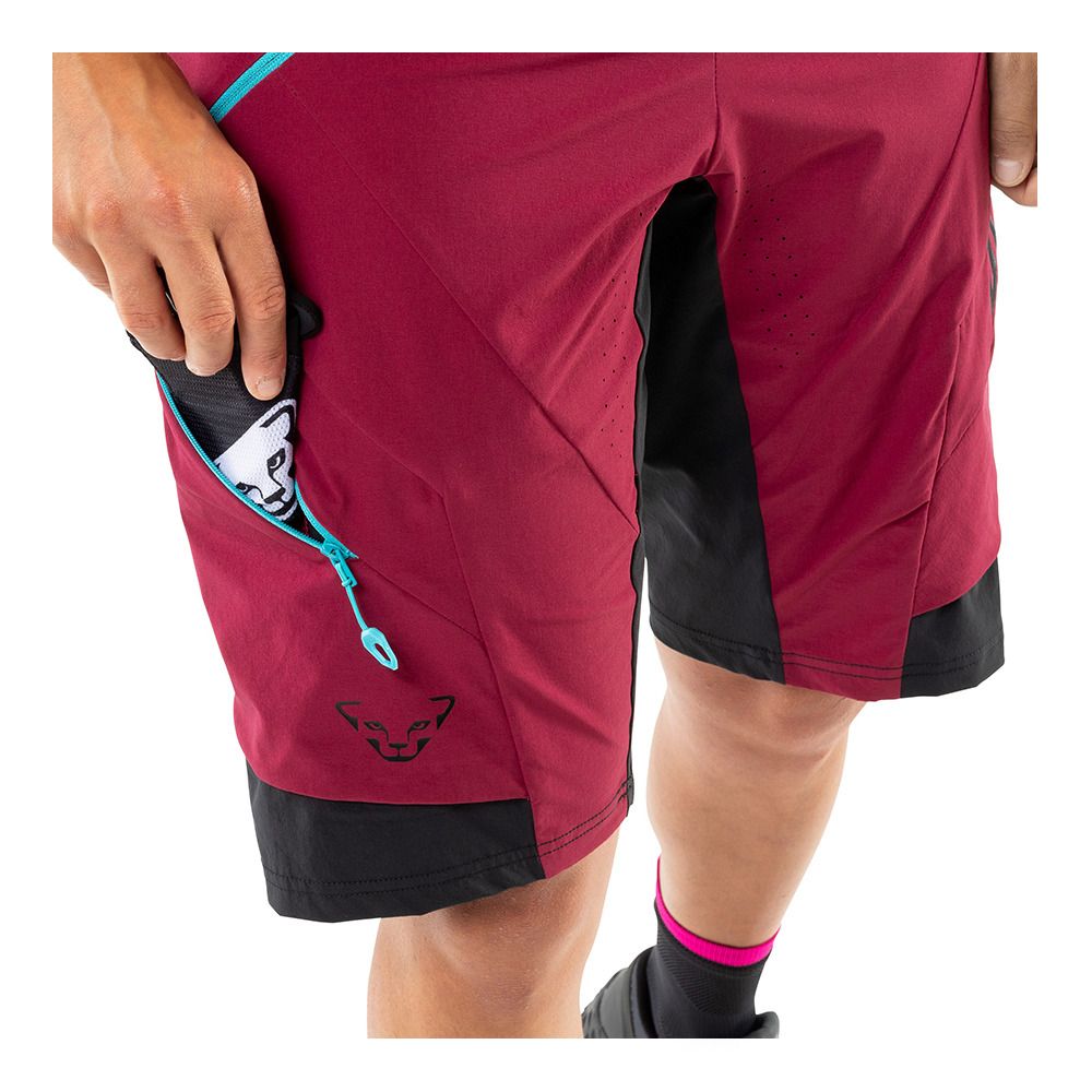 Dynafit RIDE DYNASTRETCH - Short Femme beet red/0910