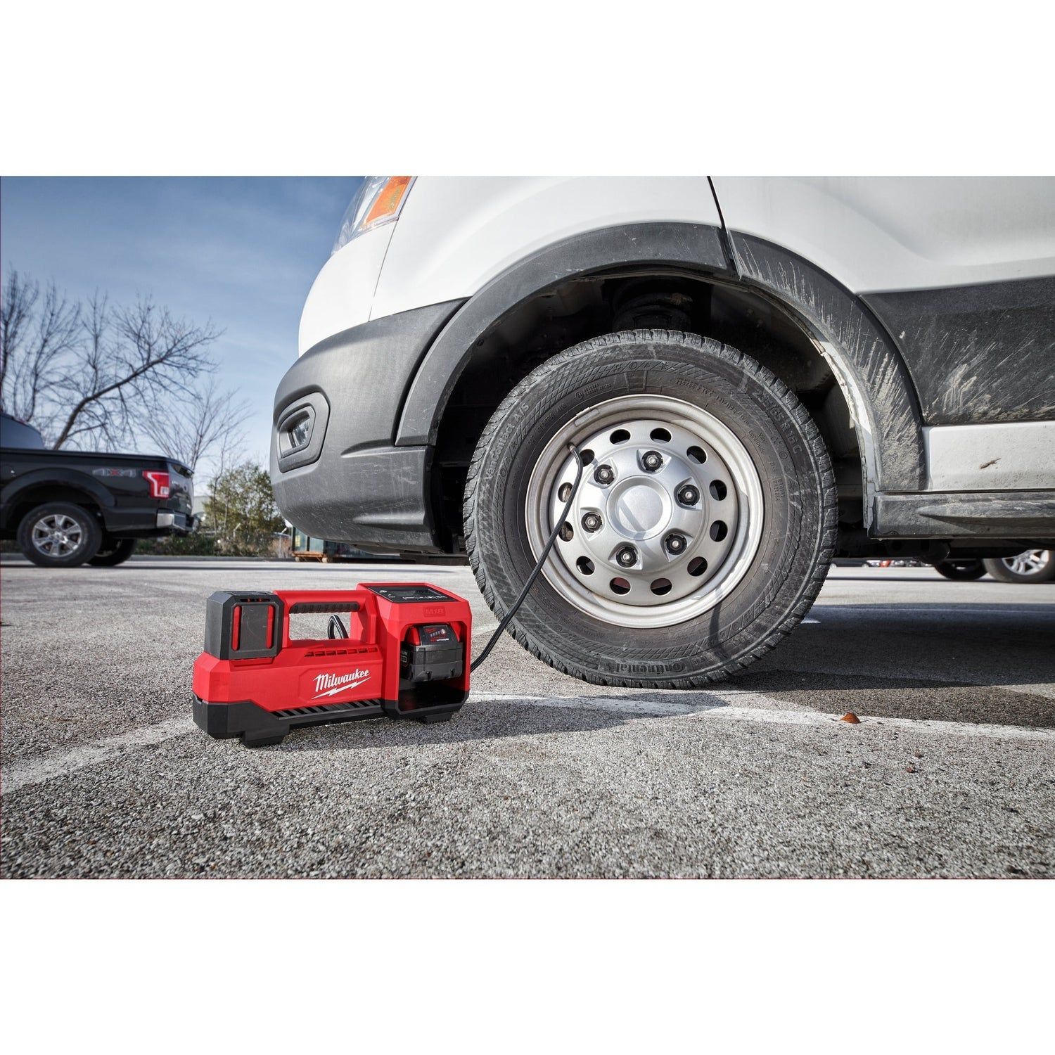 Milwaukee M18 BI-0 Accu Bandencompressor 18V Basic Body - 4933478706