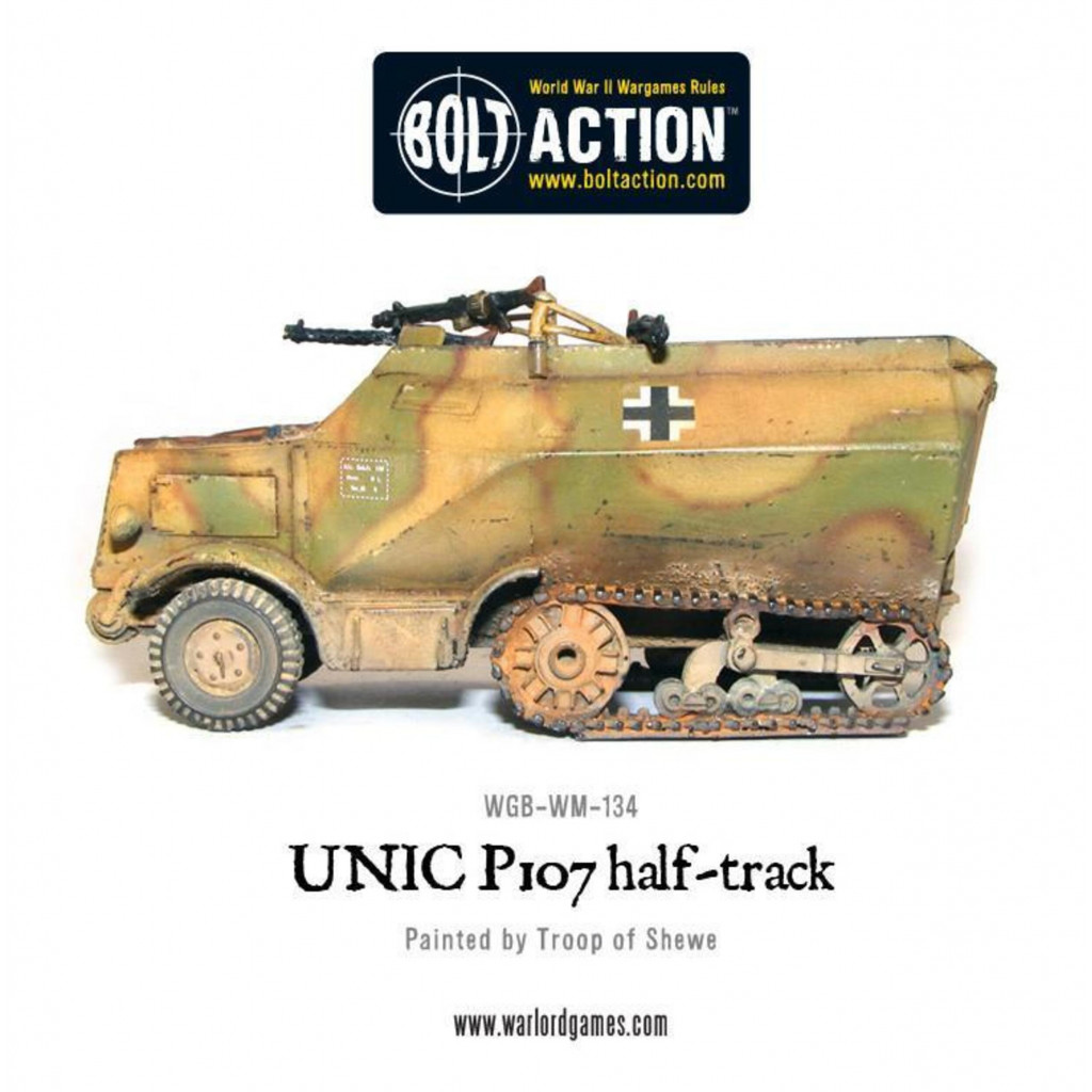 Bolt Action - German UNIC P107 Half-track