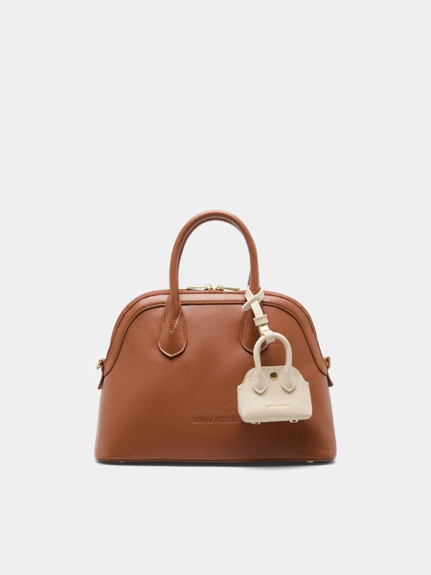 Porta-chaves charm em forma de mini mala