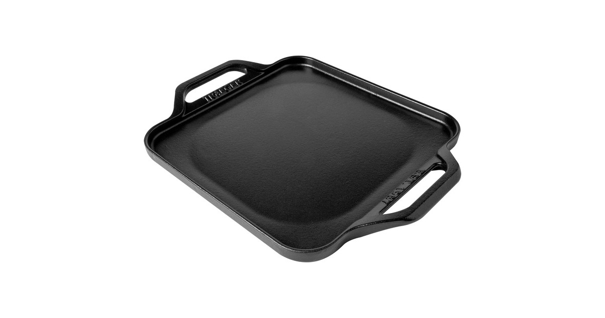 TraegerInductie gietijzeren pan BAC703 bak-/braadpan  (Zwart, 29 x 29cm)