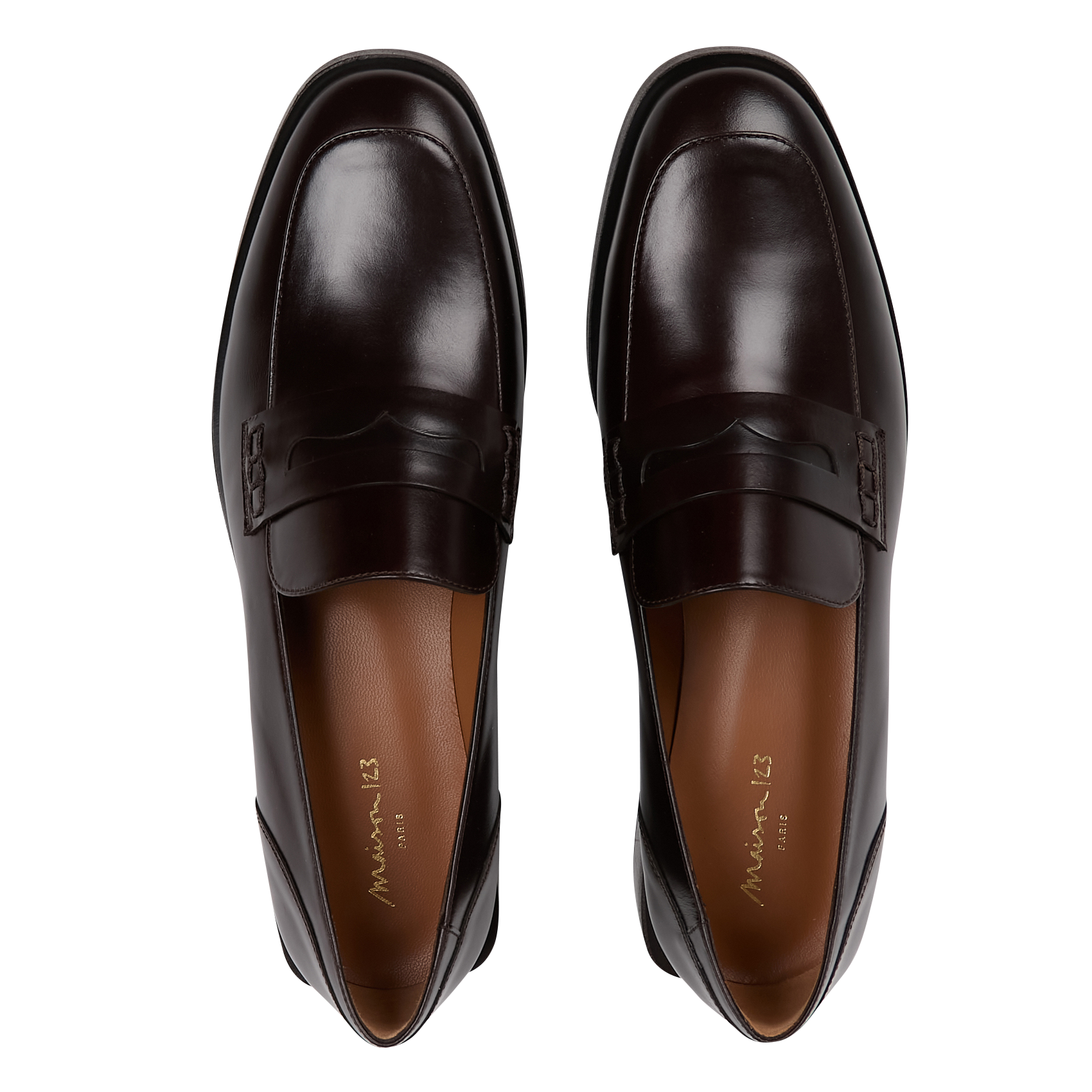 ROBIN - Mocassins en cuir| Marron