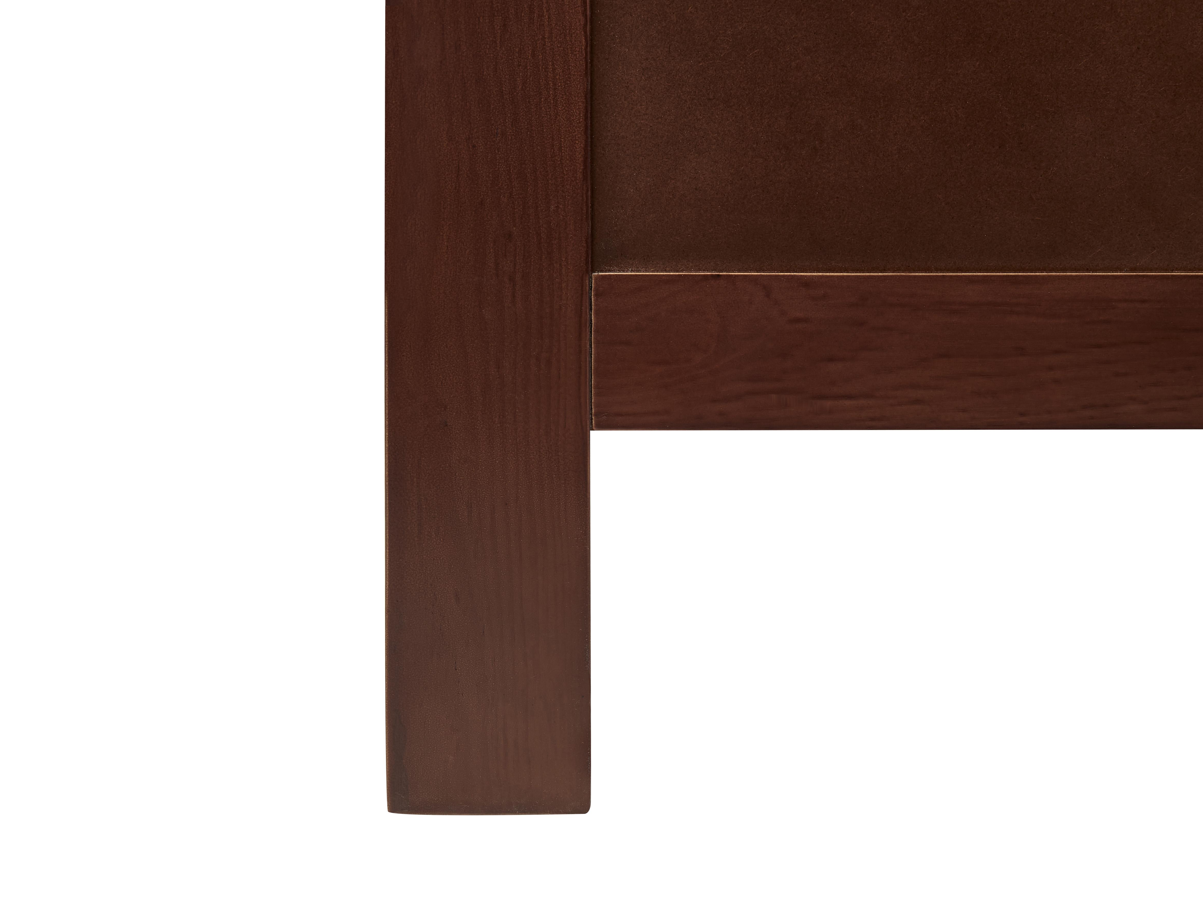 Bed Dennenhout MAYENNE 180 x 200 cm Donkerbruin