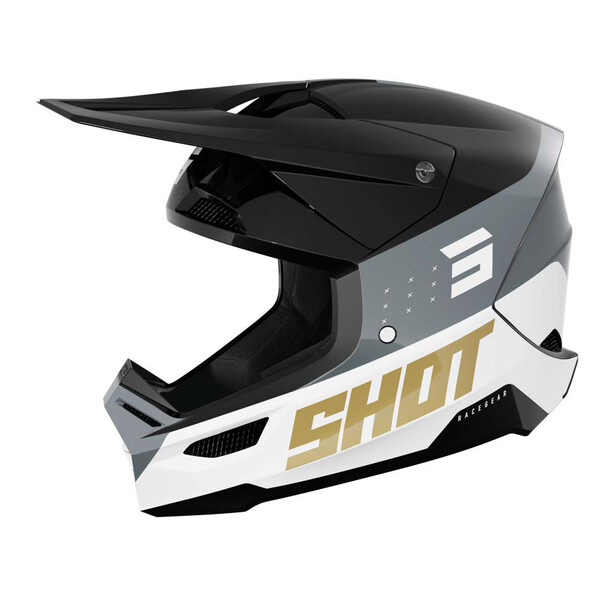 Shot - Casque Furious League Noir / Blanc / Gris / Or / Brillant