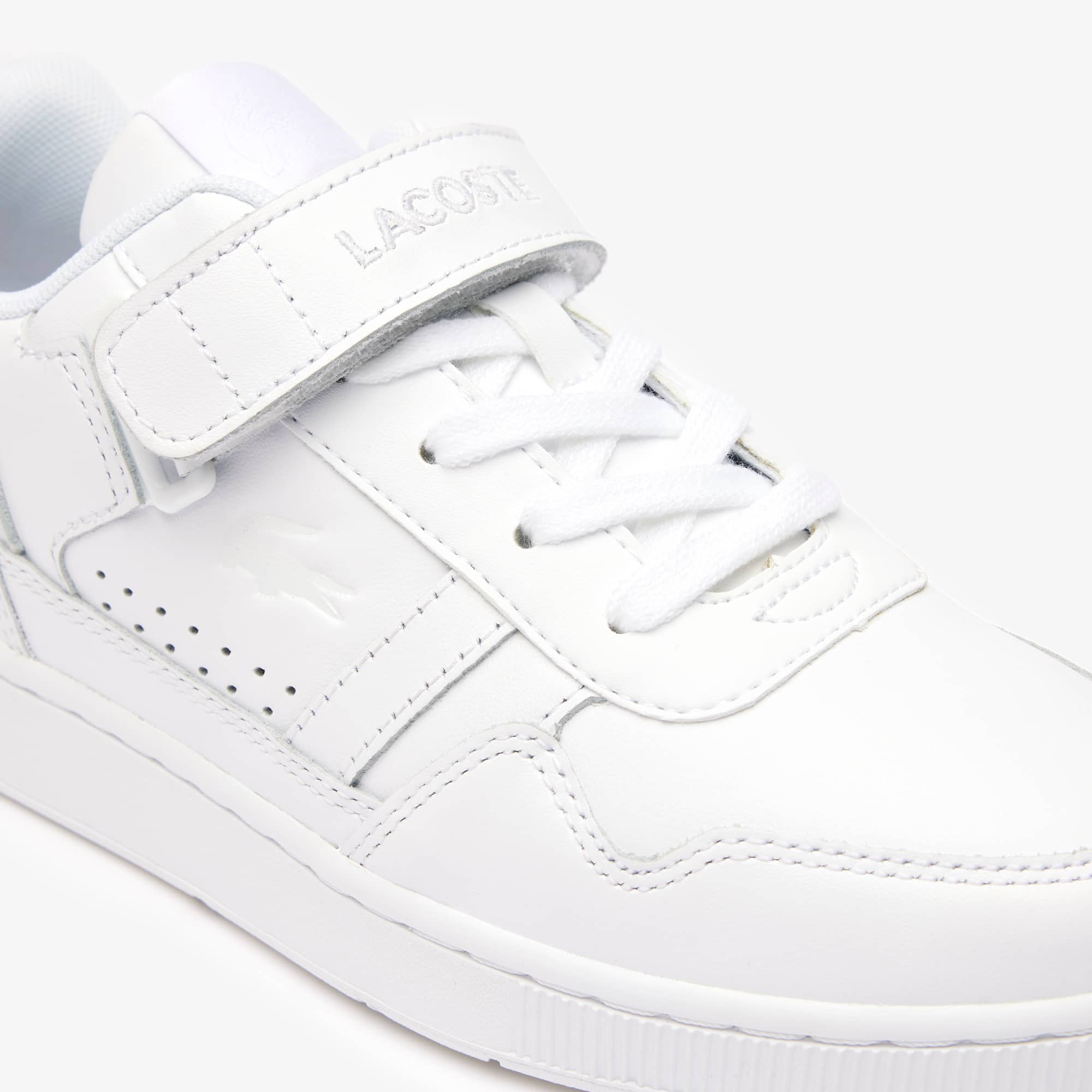 Sneakers T-Clip Velcro femme en cuir Sneakers - Blanc - Lacoste - Femme