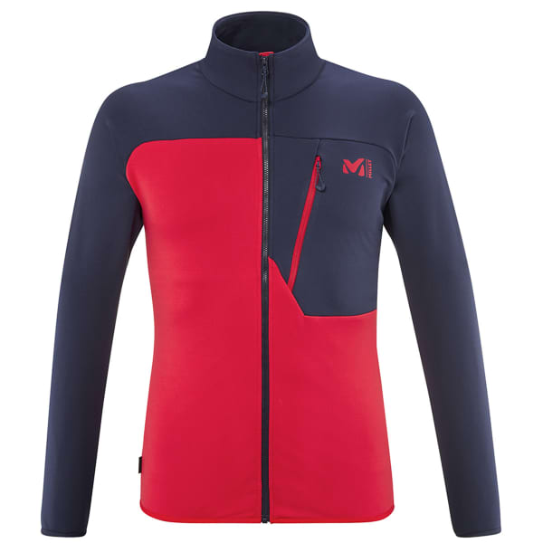 Veste polaire randonnée MILLET SENECA JKT M ROUGE/SAPHIR