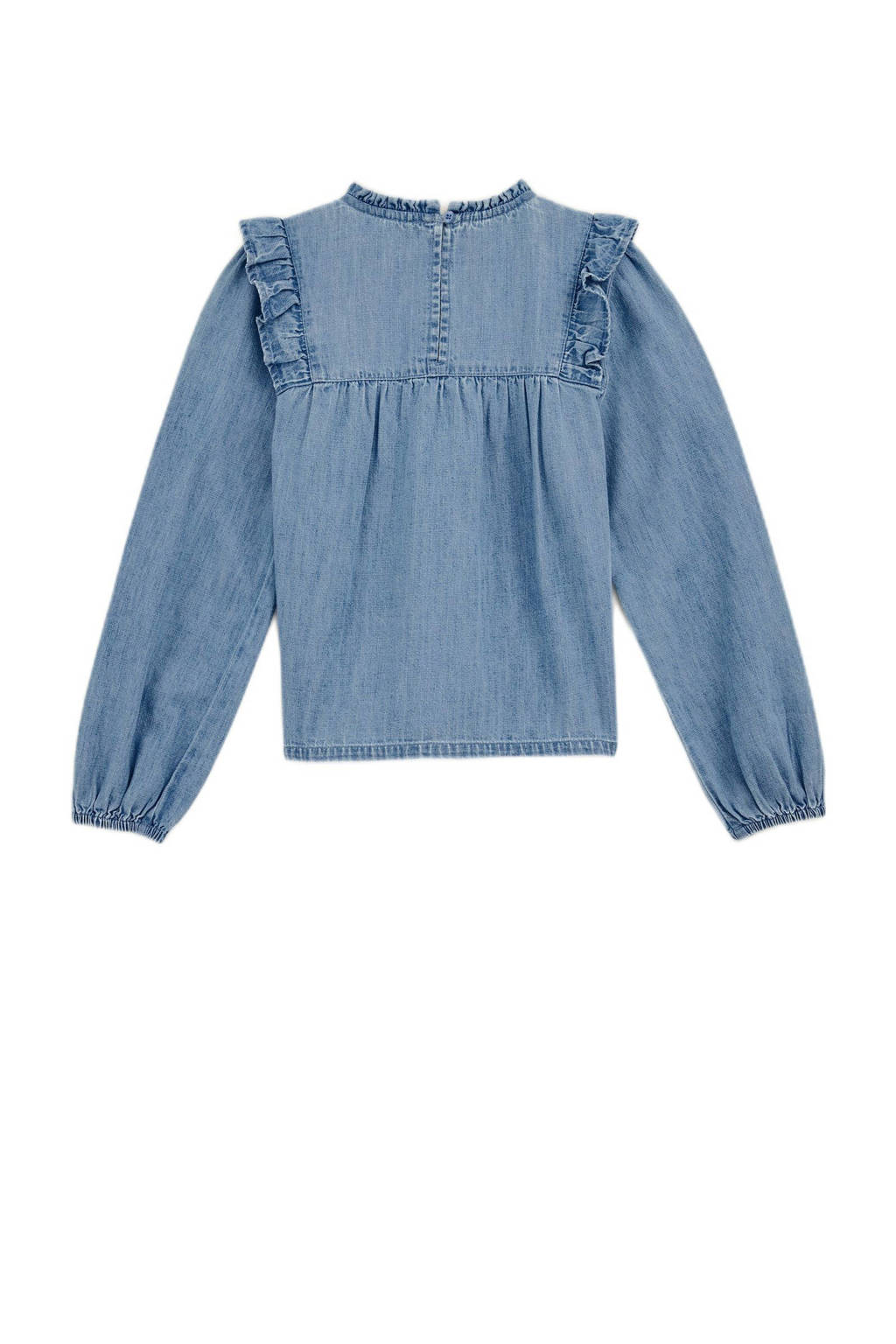WE Fashion blousetop light blue denim
