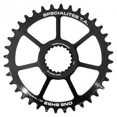 PLATEAU VTT DIRECT MOUNT  POUR SHIMANO XTR M9100 - XT M8100 - SLX M7100 TA ONE SH52 36DTS COMP M900 10-11-12V. NOIR