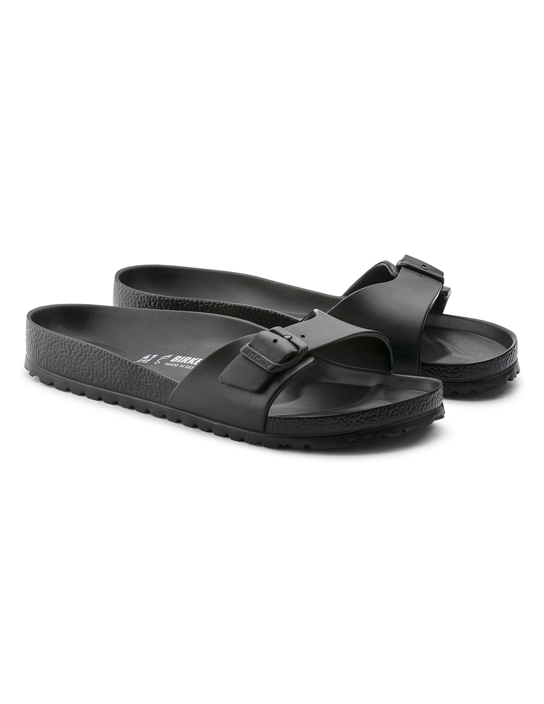 birkenstock Claquettes Mixte Madrid Eva caoutchouc noir