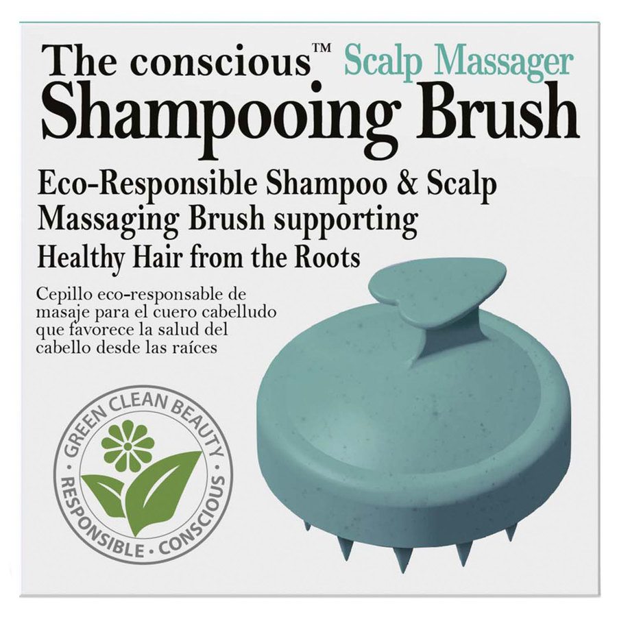 Biovène The Conscious™ Scalp Massager Biodegradable Shampooing Brush Mint Green