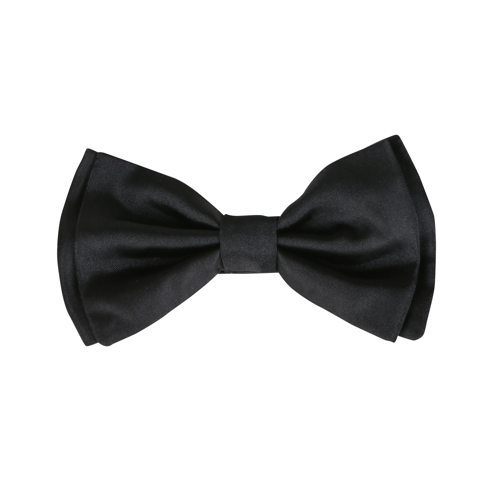 Noeud papillon en soie | Noir
