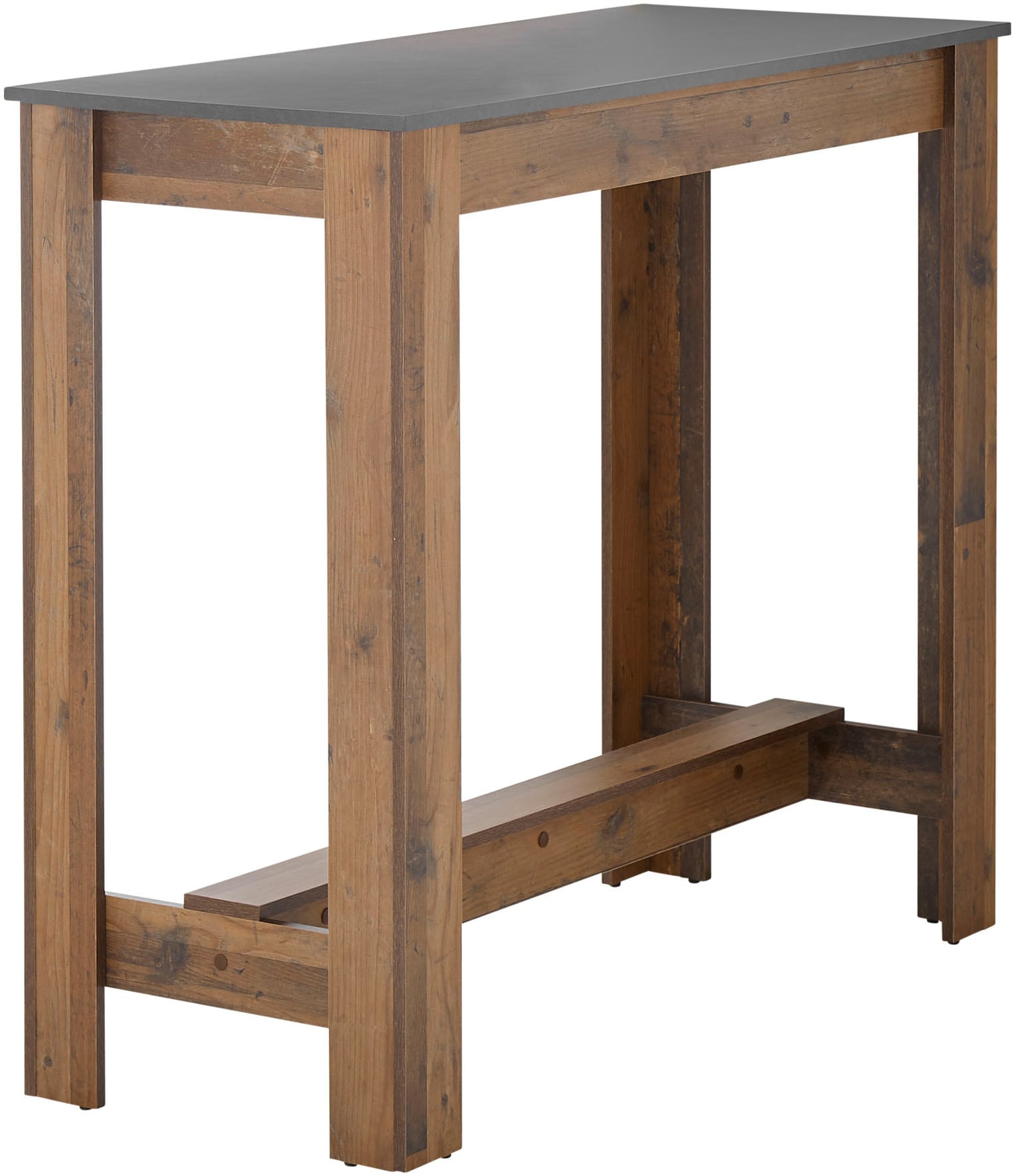 Stolkom Bartisch »Modesto Küchentisch, Bistrotisch, Stehtisch Küche, BxHxT 115x103x50 cm« Grozügige Fläche, Stabiler Halt, Tischplatte melaminbeschichtet