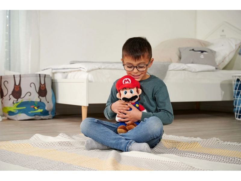 Simba Plüsch SuMa Mario 30 cm Kuschelweiche Nintendo-Plüschfigur