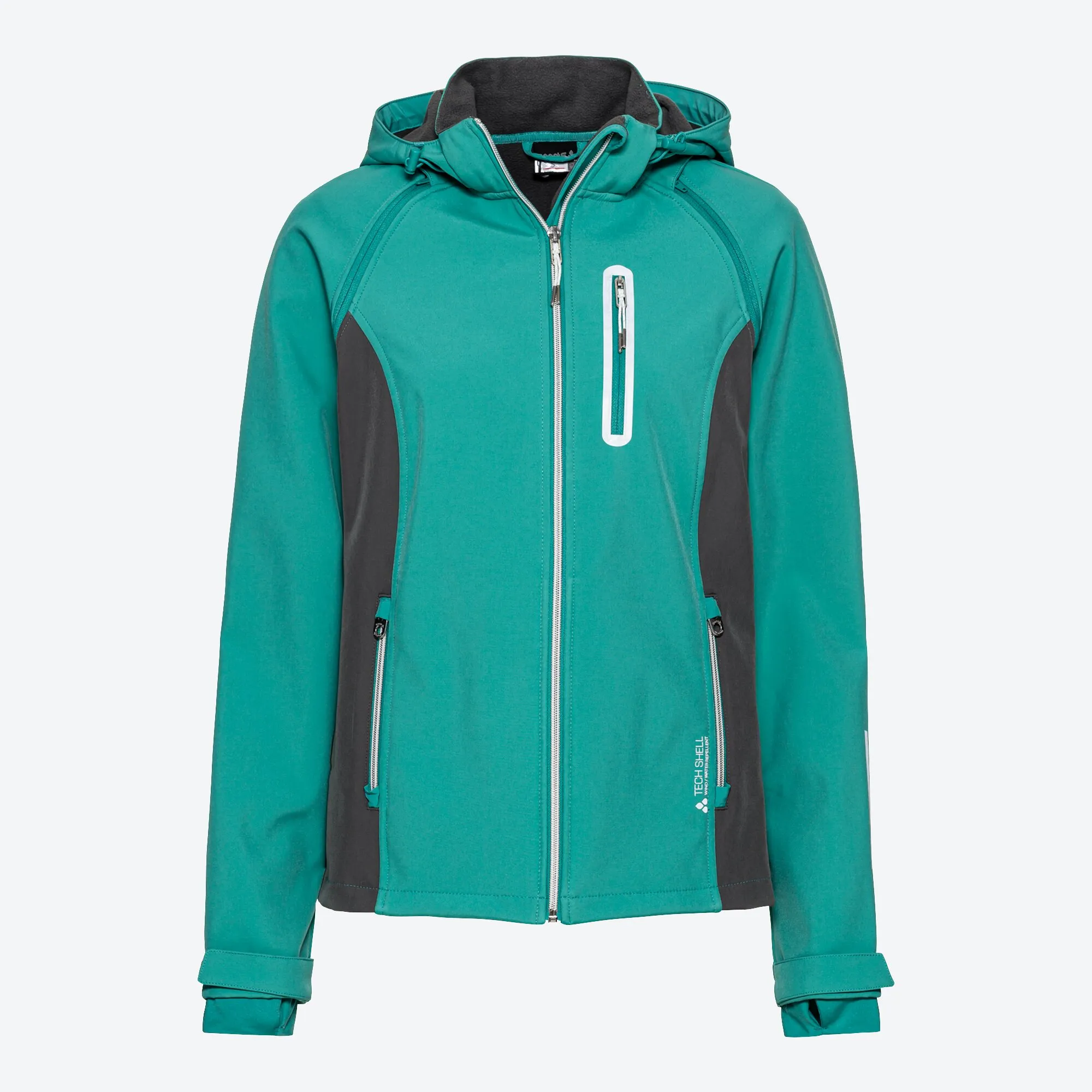 Damen-Funktionsjacke mit Kapuze