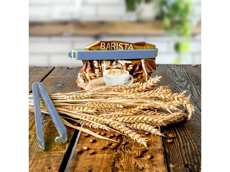 Rotho Verschlussclip XXL Onda 2 Stück, Hellblau Set Verschlussclip
